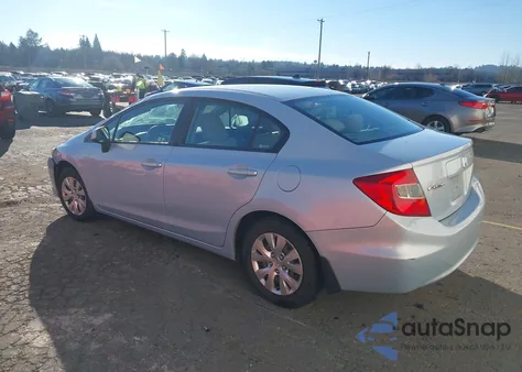 2012 Honda Civic Lx z USA, uszkodzony, nr VIN 19XFB2F5XCE318464